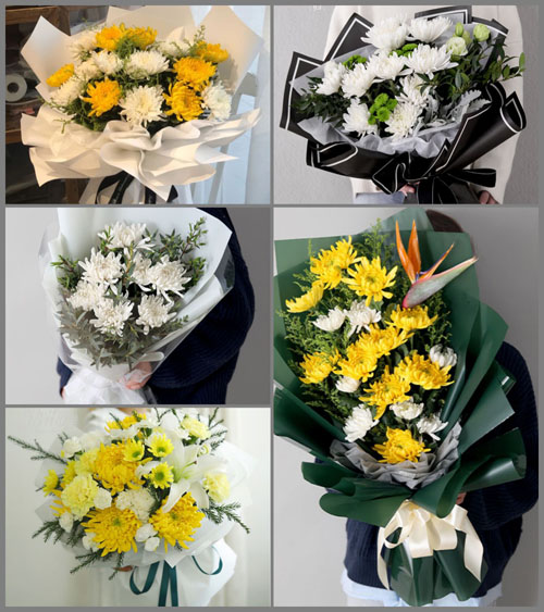 广东江门市台山市端芬镇西廓村白事花束代送